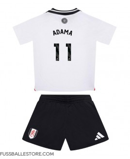Günstige Fulham Adama Traore #11 Heimtrikotsatz Kinder 2024-25 Kurzarm (+ Kurze Hosen)